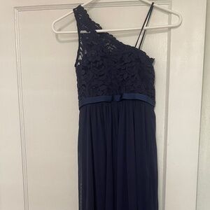 Navy Blue Bridal Formal dress